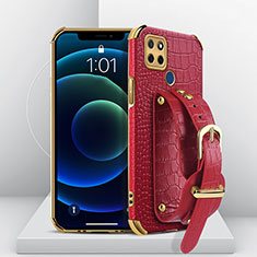 Handyhülle Hülle Luxus Leder Schutzhülle XD3 für Realme V3 5G Rot