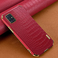Handyhülle Hülle Luxus Leder Schutzhülle XD3 für Samsung Galaxy A51 5G Rot