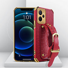 Handyhülle Hülle Luxus Leder Schutzhülle XD4 für Realme 10T 5G Rot