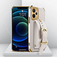 Handyhülle Hülle Luxus Leder Schutzhülle XD4 für Realme 10T 5G Weiß