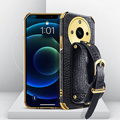 Handyhülle Hülle Luxus Leder Schutzhülle XD4 für Realme 11 Pro+ Plus 5G Schwarz