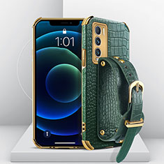 Handyhülle Hülle Luxus Leder Schutzhülle XD4 für Realme GT Master Explorer 5G Grün