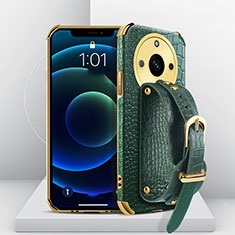 Handyhülle Hülle Luxus Leder Schutzhülle XD4 für Realme Narzo 60 Pro 5G Grün