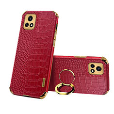 Handyhülle Hülle Luxus Leder Schutzhülle XD4 für Vivo iQOO U3 5G Rot