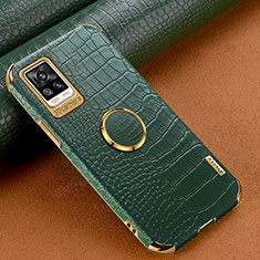Handyhülle Hülle Luxus Leder Schutzhülle XD4 für Vivo V20 Grün