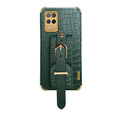 Handyhülle Hülle Luxus Leder Schutzhülle XD5 für Realme 8 5G Grün