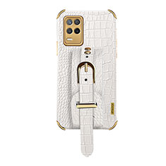 Handyhülle Hülle Luxus Leder Schutzhülle XD5 für Realme 8 5G Weiß