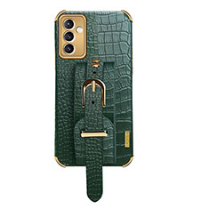 Handyhülle Hülle Luxus Leder Schutzhülle XD5 für Samsung Galaxy A15 4G Grün
