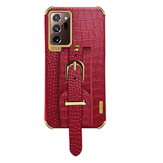 Handyhülle Hülle Luxus Leder Schutzhülle XD5 für Samsung Galaxy Note 20 Ultra 5G Rot
