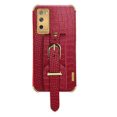 Handyhülle Hülle Luxus Leder Schutzhülle XD5 für Samsung Galaxy S20 FE 4G Rot