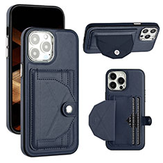 Handyhülle Hülle Luxus Leder Schutzhülle Y01B für Apple iPhone 15 Pro Max Blau