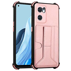 Handyhülle Hülle Luxus Leder Schutzhülle Y01B für OnePlus Nord CE 2 5G Rosegold