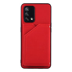 Handyhülle Hülle Luxus Leder Schutzhülle Y01B für Oppo A95 4G Rot