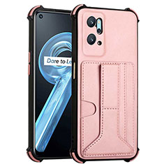 Handyhülle Hülle Luxus Leder Schutzhülle Y01B für Oppo A96 4G Rosegold