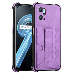 Handyhülle Hülle Luxus Leder Schutzhülle Y01B für Oppo A96 4G Violett