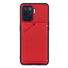 Handyhülle Hülle Luxus Leder Schutzhülle Y01B für Oppo F19 Pro Rot