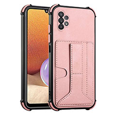 Handyhülle Hülle Luxus Leder Schutzhülle Y01B für Samsung Galaxy M32 5G Rosegold