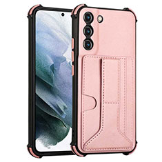 Handyhülle Hülle Luxus Leder Schutzhülle Y01B für Samsung Galaxy S23 5G Rosegold