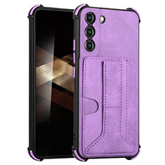 Handyhülle Hülle Luxus Leder Schutzhülle Y01B für Samsung Galaxy S24 5G Violett