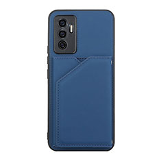 Handyhülle Hülle Luxus Leder Schutzhülle Y01B für Vivo Y75 4G Blau