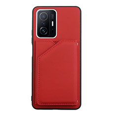 Handyhülle Hülle Luxus Leder Schutzhülle Y01B für Xiaomi Mi 11T 5G Rot