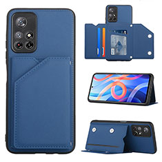 Handyhülle Hülle Luxus Leder Schutzhülle Y01B für Xiaomi Poco M4 Pro 5G Blau