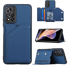 Handyhülle Hülle Luxus Leder Schutzhülle Y01B für Xiaomi Poco X4 NFC Blau