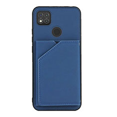 Handyhülle Hülle Luxus Leder Schutzhülle Y01B für Xiaomi Redmi 9 Activ Blau