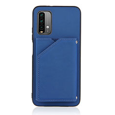 Handyhülle Hülle Luxus Leder Schutzhülle Y01B für Xiaomi Redmi 9 Power Blau