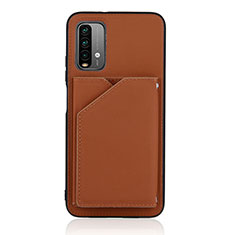 Handyhülle Hülle Luxus Leder Schutzhülle Y01B für Xiaomi Redmi 9 Power Braun