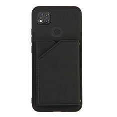 Handyhülle Hülle Luxus Leder Schutzhülle Y01B für Xiaomi Redmi 9C Schwarz