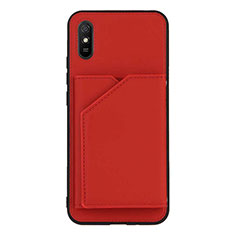 Handyhülle Hülle Luxus Leder Schutzhülle Y01B für Xiaomi Redmi 9i Rot