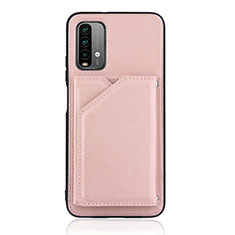 Handyhülle Hülle Luxus Leder Schutzhülle Y01B für Xiaomi Redmi 9T 4G Rosegold