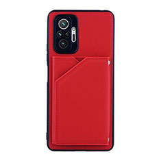 Handyhülle Hülle Luxus Leder Schutzhülle Y01B für Xiaomi Redmi Note 10 Pro Max Rot