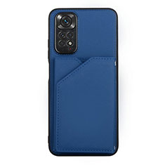 Handyhülle Hülle Luxus Leder Schutzhülle Y01B für Xiaomi Redmi Note 11 4G (2022) Blau