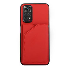 Handyhülle Hülle Luxus Leder Schutzhülle Y01B für Xiaomi Redmi Note 11 4G (2022) Rot