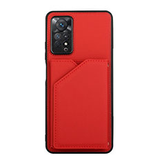 Handyhülle Hülle Luxus Leder Schutzhülle Y01B für Xiaomi Redmi Note 11 Pro 4G Rot