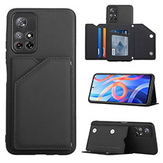 Handyhülle Hülle Luxus Leder Schutzhülle Y01B für Xiaomi Redmi Note 11T 5G Schwarz