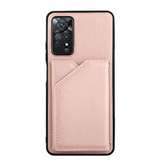 Handyhülle Hülle Luxus Leder Schutzhülle Y01B für Xiaomi Redmi Note 12 Pro 4G Rosegold