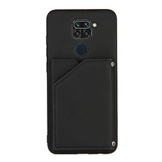 Handyhülle Hülle Luxus Leder Schutzhülle Y01B für Xiaomi Redmi Note 9 Schwarz