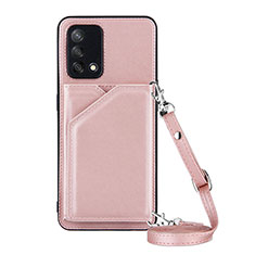 Handyhülle Hülle Luxus Leder Schutzhülle Y02B für Oppo Reno6 Lite Rosegold