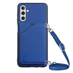 Handyhülle Hülle Luxus Leder Schutzhülle Y02B für Samsung Galaxy A04s Blau