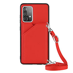 Handyhülle Hülle Luxus Leder Schutzhülle Y02B für Samsung Galaxy A52s 5G Rot