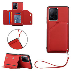 Handyhülle Hülle Luxus Leder Schutzhülle Y02B für Xiaomi Mi 11T 5G Rot