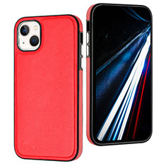 Handyhülle Hülle Luxus Leder Schutzhülle Y03B für Apple iPhone 14 Plus Rot