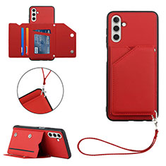 Handyhülle Hülle Luxus Leder Schutzhülle Y03B für Samsung Galaxy A04s Rot
