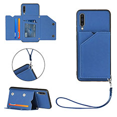 Handyhülle Hülle Luxus Leder Schutzhülle Y03B für Samsung Galaxy A30S Blau