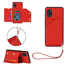 Handyhülle Hülle Luxus Leder Schutzhülle Y03B für Samsung Galaxy A31 Rot