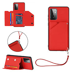 Handyhülle Hülle Luxus Leder Schutzhülle Y03B für Samsung Galaxy A72 4G Rot