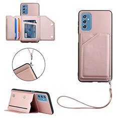 Handyhülle Hülle Luxus Leder Schutzhülle Y03B für Samsung Galaxy M52 5G Rosegold